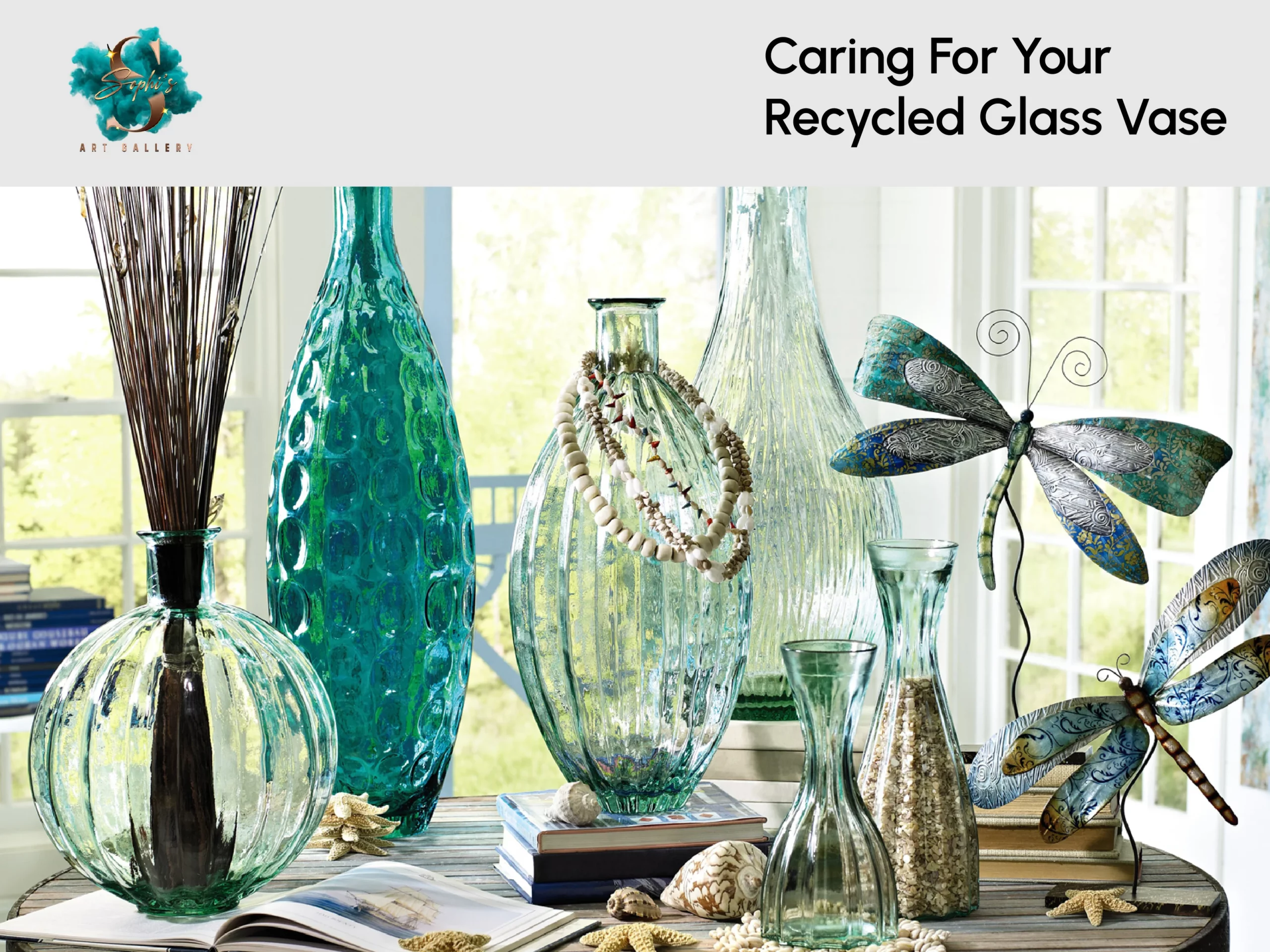 Caring For Your Recycled Glass Vase