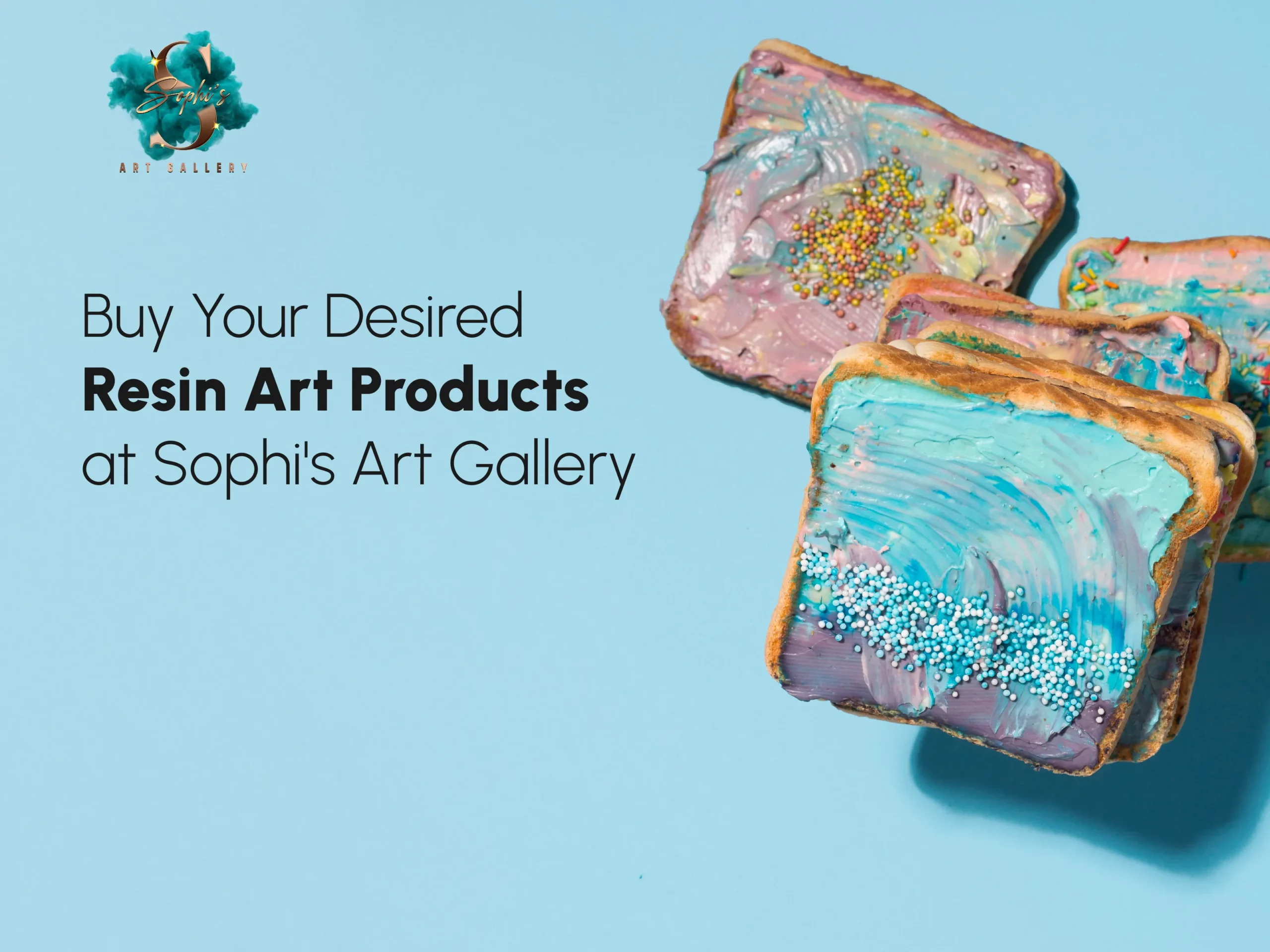 Buy Your Desired Resin Art Products at Sophi's Art Gallery