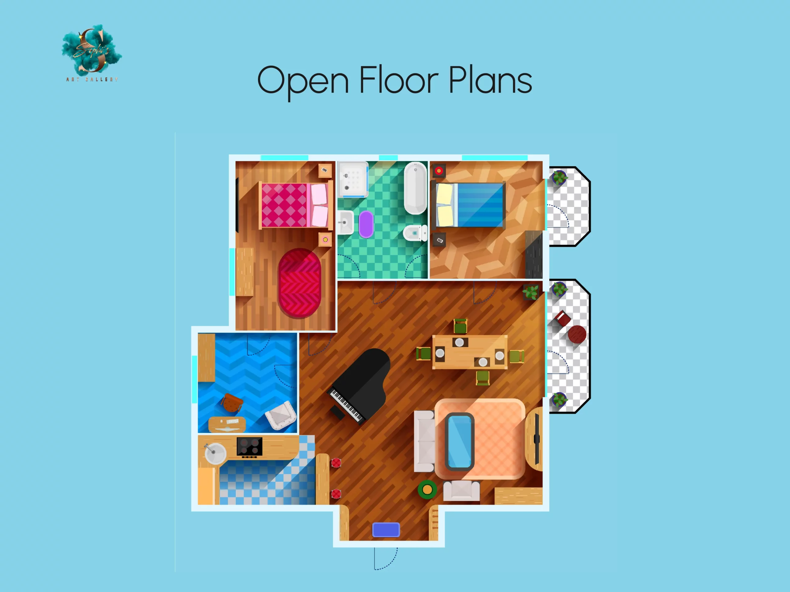 Open floor plans