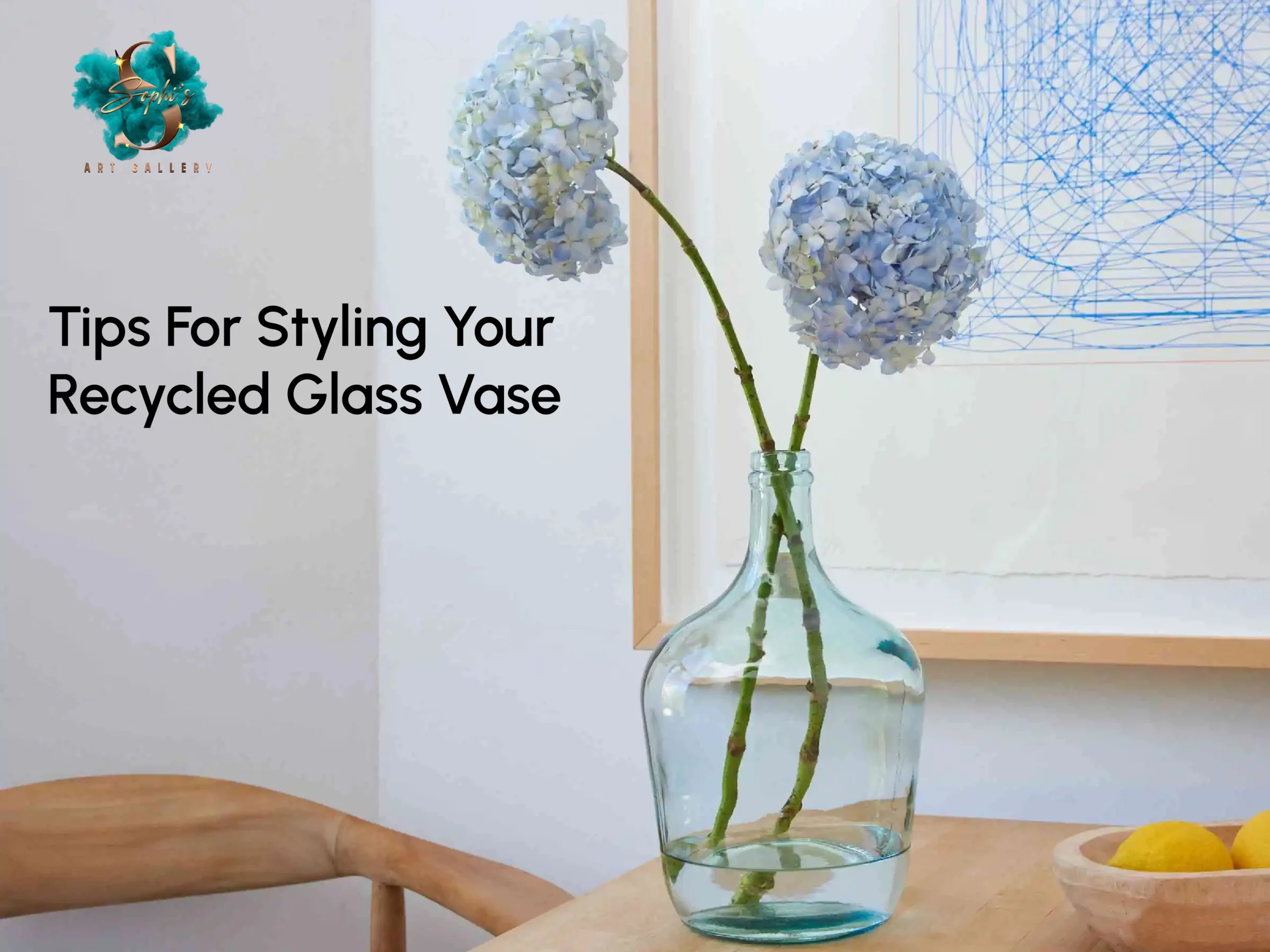 Tips For Styling Your Recycled Glass Vase